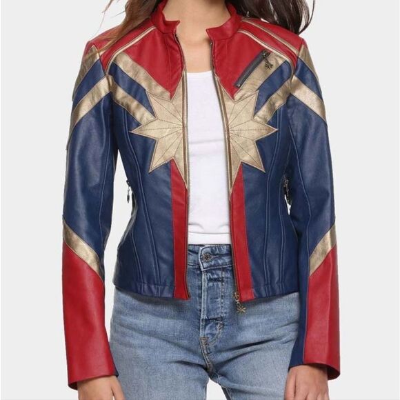 Captain Marvel Jacket Size XL NWT in Packaging - Picture 1 of 7